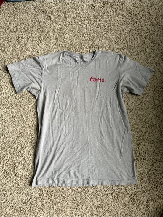 Coors Light Other - Coors Men's Light Gray Short Sleeve Logo Tee - Classic Crew